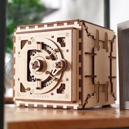 Ugears - Деревянная механическая 3D-головоломка Сейф