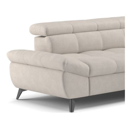 Раскладной угловой диван в форме буквы L MARANO, правая сторона, бежевый