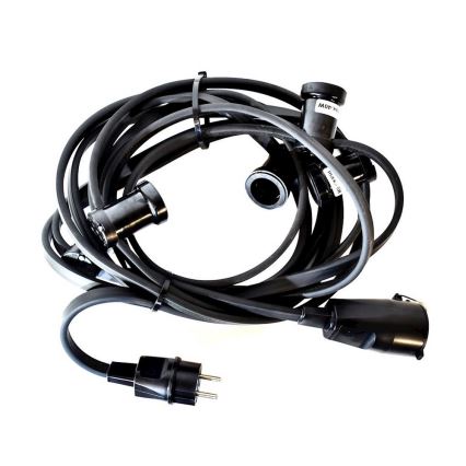 Уличная декоративная гирлянда GIRLANDA 17 м 15xE27/15W/230V IP44