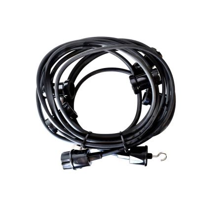 Наружная декоративная гирлянда GIRLANDA 6,5 м 5xE27/15W/230V IP44