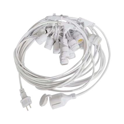Уличная гирлянда STRING 15xE27/40W/230V 15 м IP65