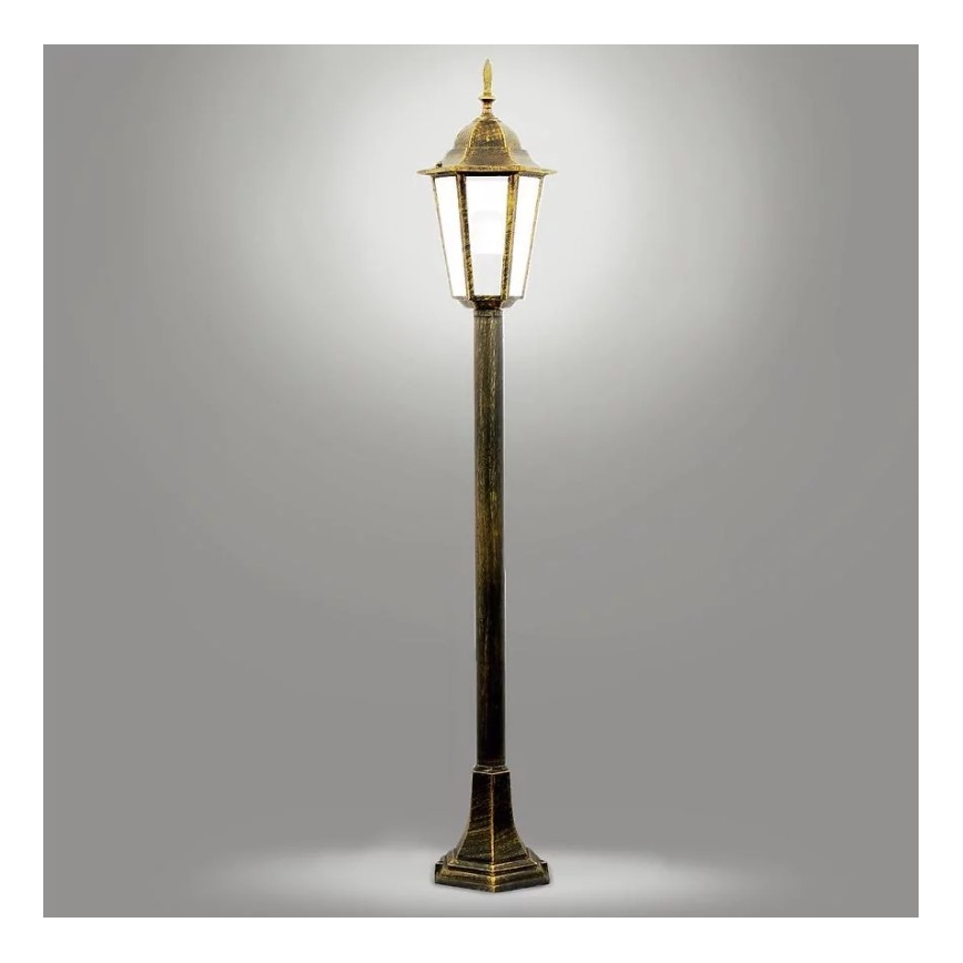 Уличная лампа 1xE27/20W/230V IP43 96,5 см патина