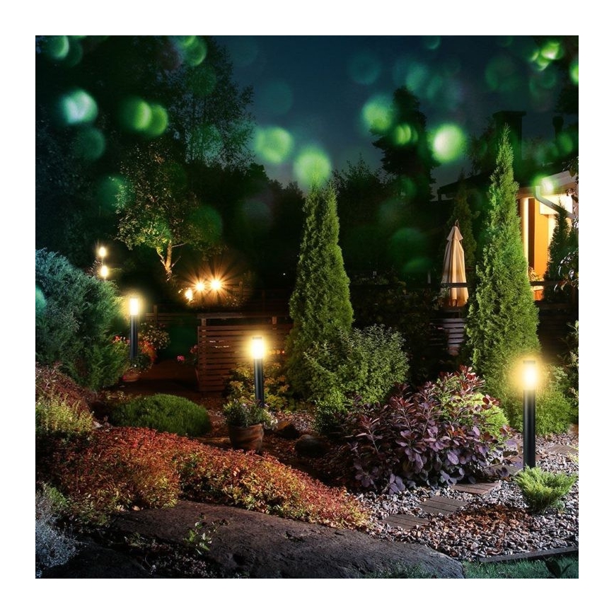 Уличная лампа 1xE27/60W/230V IP44 110 см антрацит