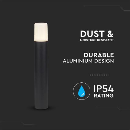 Уличная лампа 1xGU10/35W/230V IP54 50 см черный