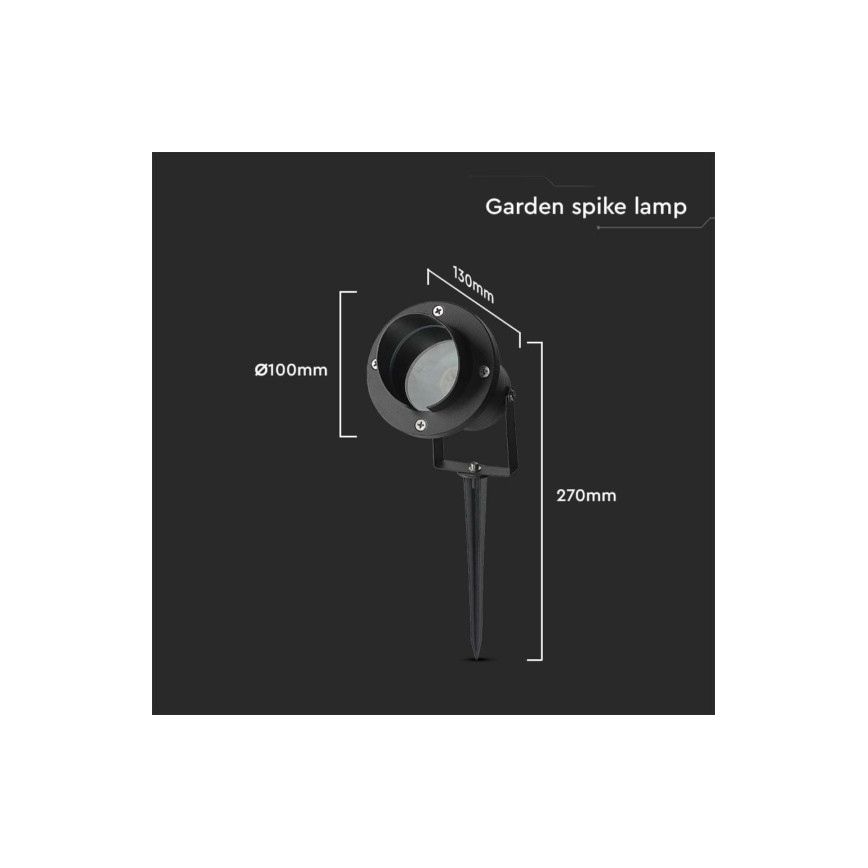 Уличная лампа 1xGU10/35W/230V IP65