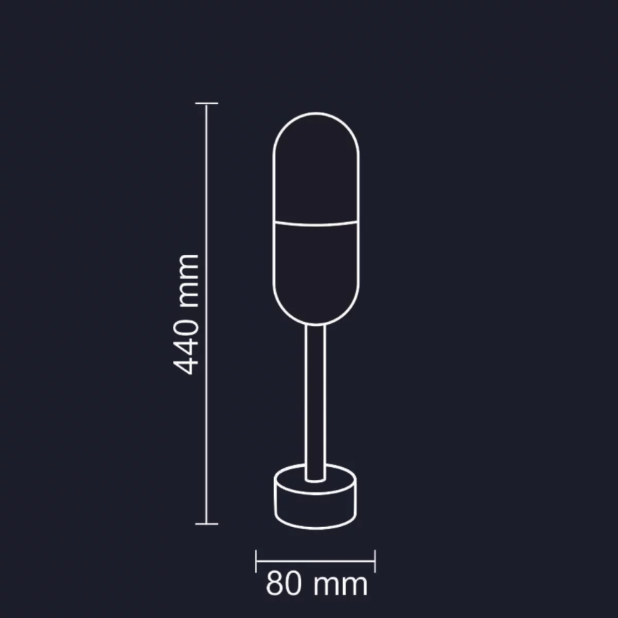 Уличная лампа HORTEN 1xE27/10W/230V IP44 44 см