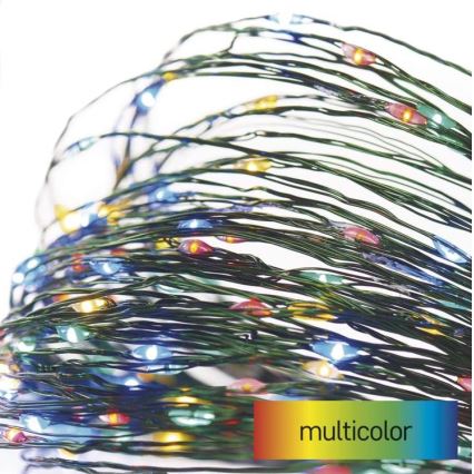 Уличная LED гирлянда 150xLED/20m IP44 мультицветная