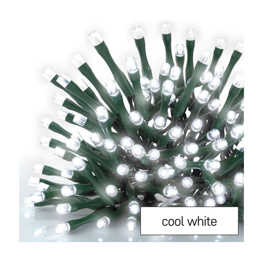 Уличная LED-гирлянда, 40 светодиодов, 9 м, IP44, холодный белый