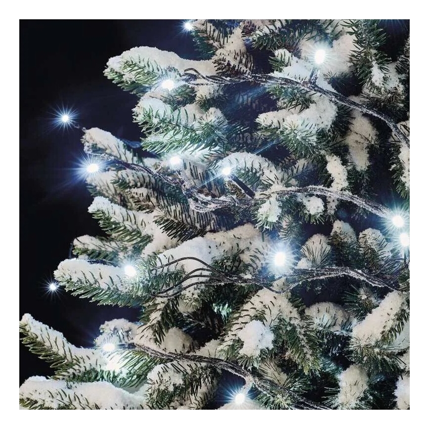 Уличная LED-гирлянда 50xLED/5m IP44 холодный белый