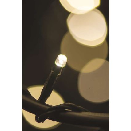Уличная LED-гирлянда, 80 светодиодов, 13 м, IP44, тёплый белый