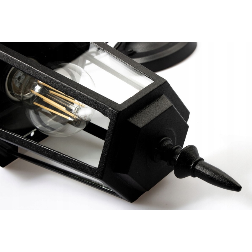 Уличная люстра 1xE27/20W/230V IP43 черный