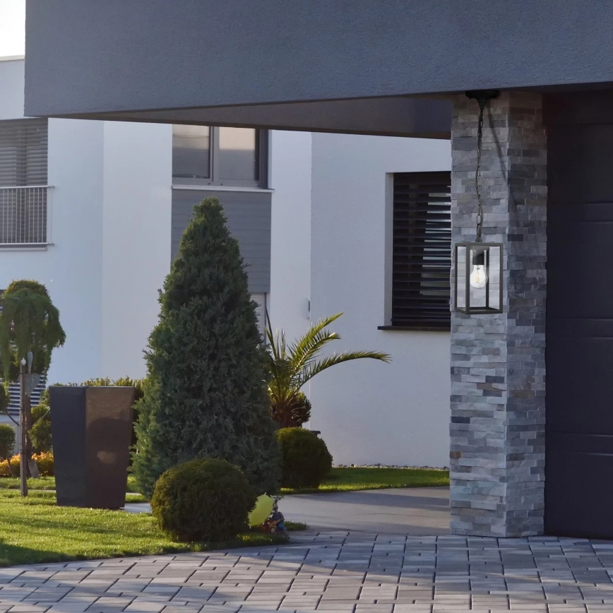 Уличная люстра MALMO 1xE27/15W/230V черная IP44