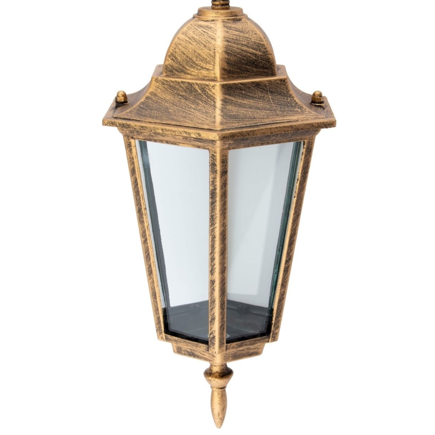 Уличная люстра на цепи 1xE27/60W/230V IP44 золотая