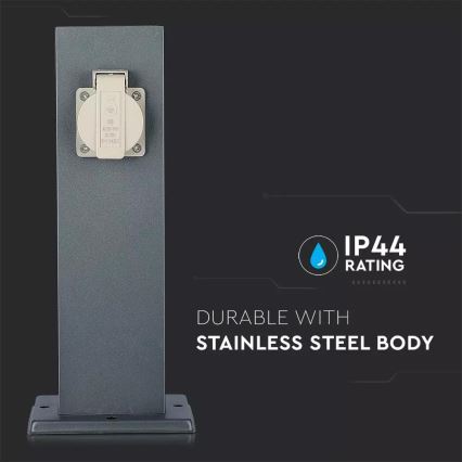 Уличная розеточная колонна SCHUKO 2Z 230V IP44