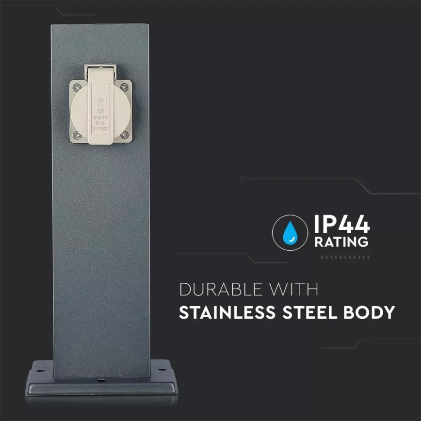 Уличная розеточная колонна SCHUKO 2Z 230V IP44