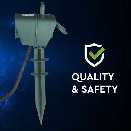 Уличная розеточная колонна SCHUKO 4Z 230V IP44