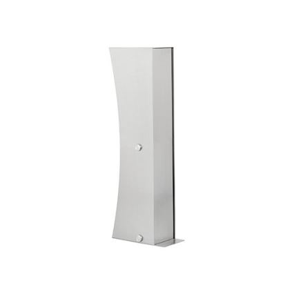 Уличная стойка с 2 розетками SCHUKO, 230 В, IP44, матовый хром