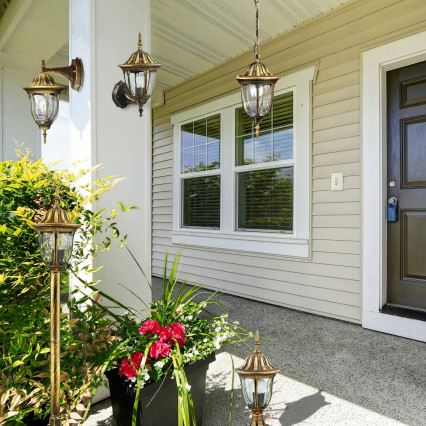 Уличная светодиодная люстра FLORENCJA 1xE27/10W/230V IP43