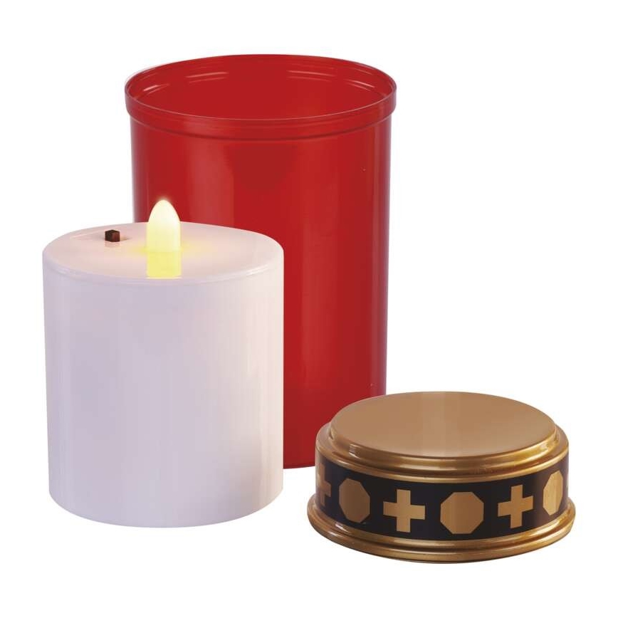 Уличное светодиодное украшение LED/2xC IP44, красное