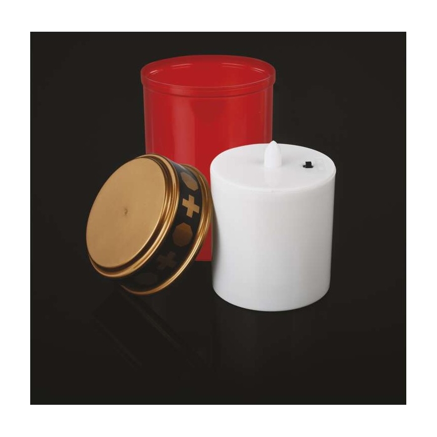 Уличное светодиодное украшение LED/2xC IP44, красное