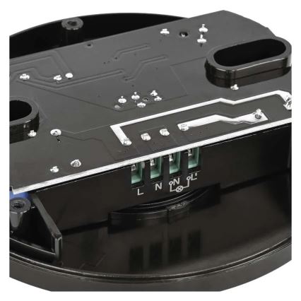 Уличный датчик движения и сумерек PIR 2000W/230V IP65, чёрный