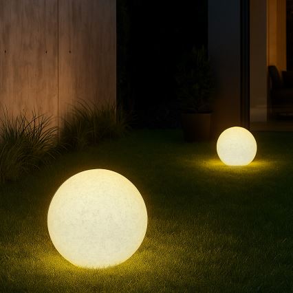 Уличный декоративный светильник LUMISTONE, 1×E27, 15 Вт, 230 В, IP65, диаметр 38 см