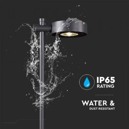 Уличный LED-светильник LED/7W/230V 3000K IP65, черный, 102 см