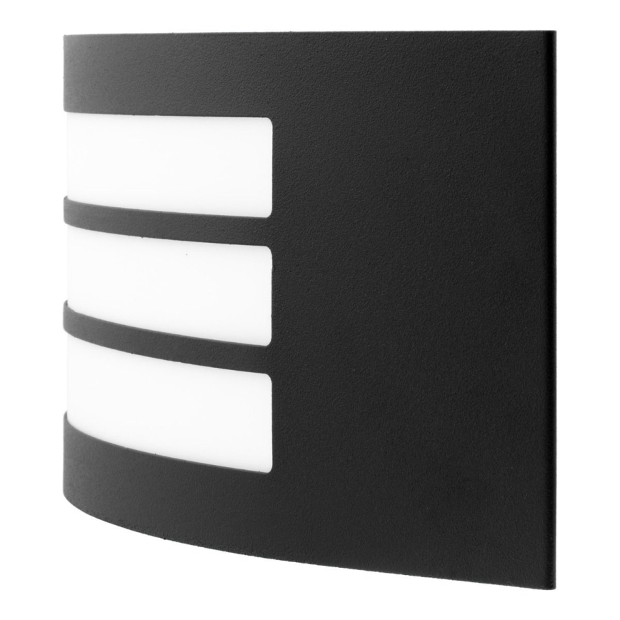 Уличный настенный светильник 1xE27/14W/230V IP44 черный