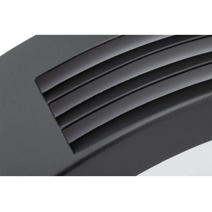 Уличный настенный светильник 1xE27/14W/230V IP54 черный