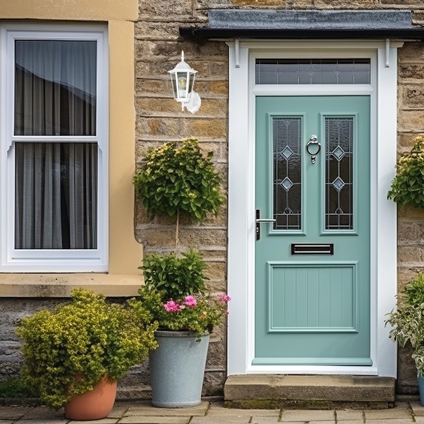 Уличный настенный светильник 1xE27/60W/230V IP44 белый