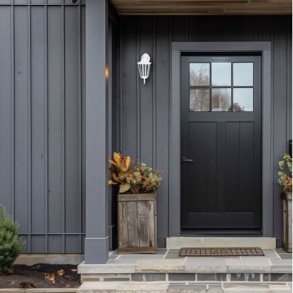 Уличный настенный светильник 1xE27/60W/230V IP44 белый