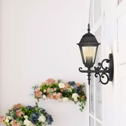 Уличный настенный светильник 1xE27/60W/230V IP44