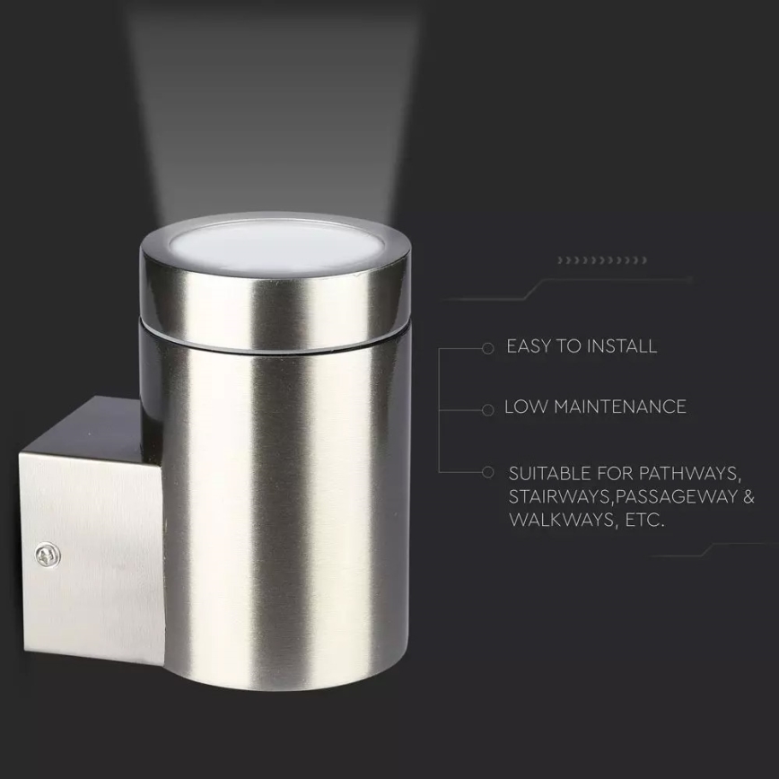 Уличный настенный светильник 1xGU10/35W/230V IP44