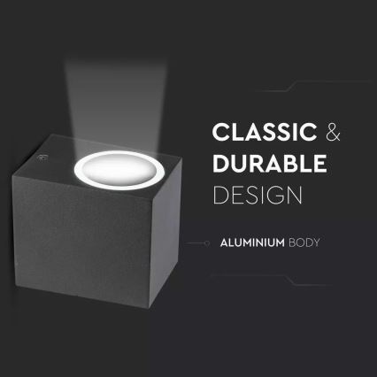 Уличный настенный светильник 1xGU10/35W/230V IP44