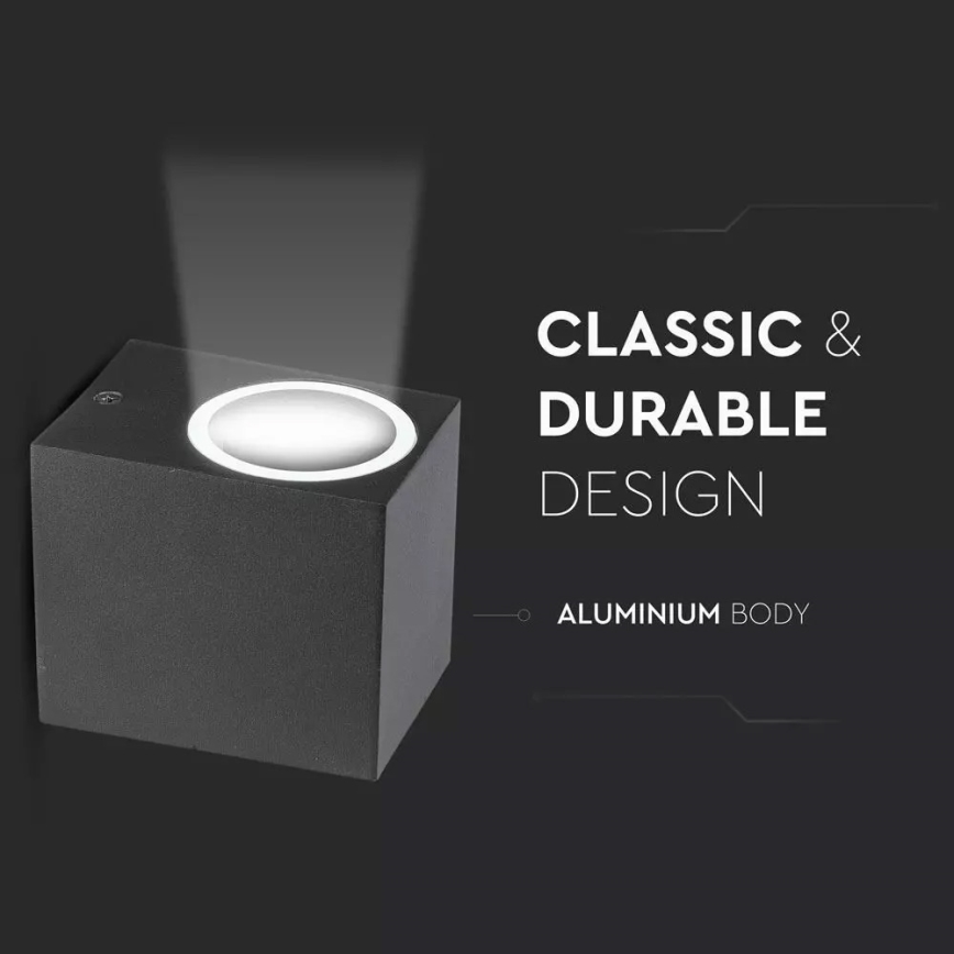 Уличный настенный светильник 1xGU10/35W/230V IP44