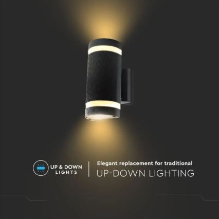 Уличный настенный светильник 2xE27/60W/230V IP44