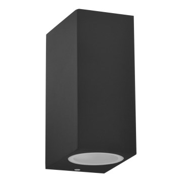 Уличный настенный светильник BOSTON 2xGU10/10W/230V антрацит