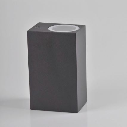 Уличный настенный светильник BOSTON 2xGU10/10W/230V антрацит