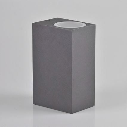 Уличный настенный светильник BOSTON 2xGU10/10W/230V антрацит