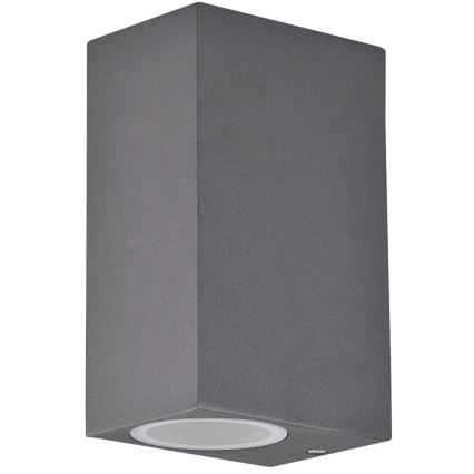 Уличный настенный светильник BOSTON 2xGU10/10W/230V антрацит