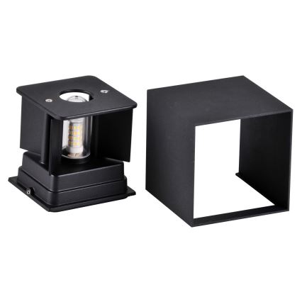 Уличный настенный светильник KIOTO 1xG9/5W/230V IP44 черный