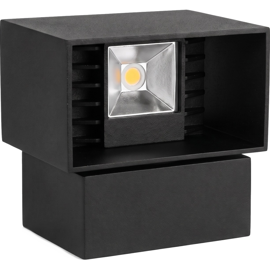Уличный настенный светильник LED, 6 Вт, 230 В, IP54, чёрный