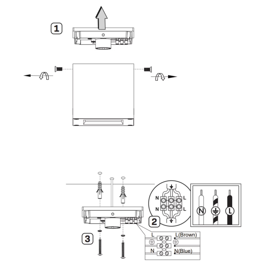 Уличный настенный светильник MORRIS 1xGU10/35W/230V IP54