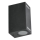 Уличный настенный светильник QUERK 2xGU10/35W/230V IP54 15 см черный