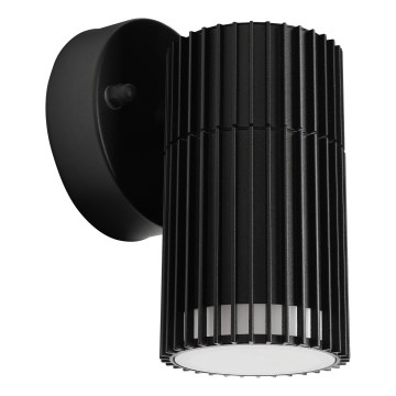 Уличный настенный точечный светильник LANTHEA 1xGU10/11W/230V IP44 черный