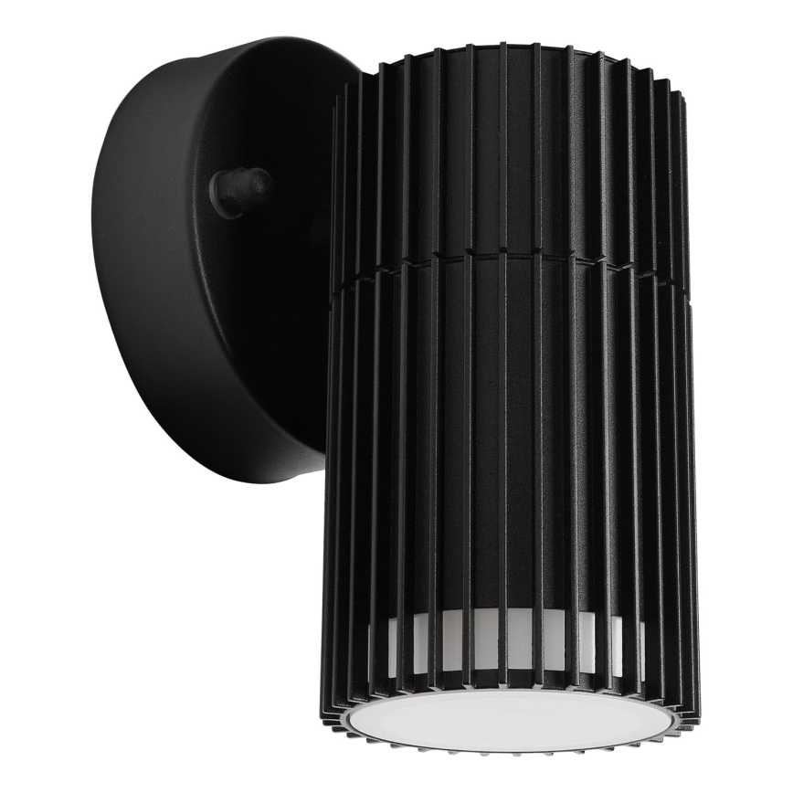 Уличный настенный точечный светильник LANTHEA 1xGU10/11W/230V IP44 черный