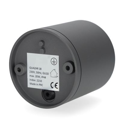 Уличный потолочный светильник QUAZAR 1xGU10/20W/230V IP44