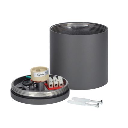 Уличный потолочный светильник QUAZAR 1xGU10/20W/230V IP44