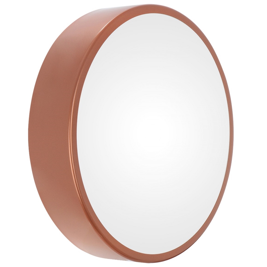 Уличный потолочный светильник с датчиком CLEO 3xE27/24W/230V диаметр 40 см медный IP54