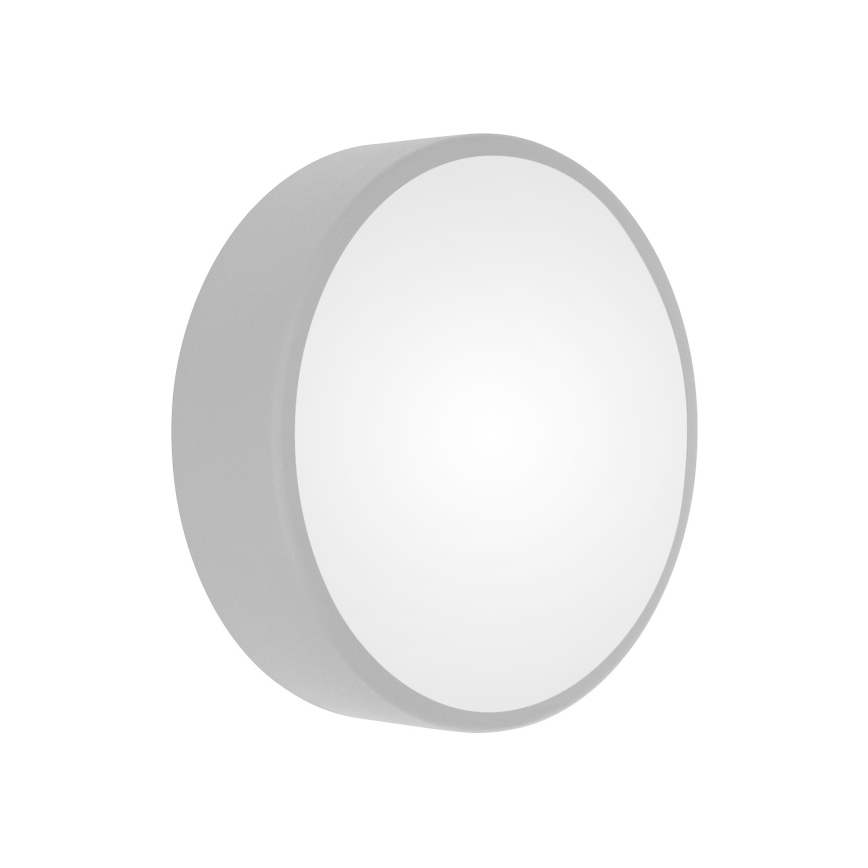 Уличный потолочный светильник с датчиком CLEO 3xE27/24W/230V диаметр 40 см серый IP54